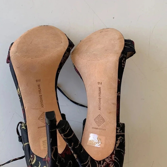 Antonio Melani Ankle Tie Heels size 9 New - Picture 11 of 11